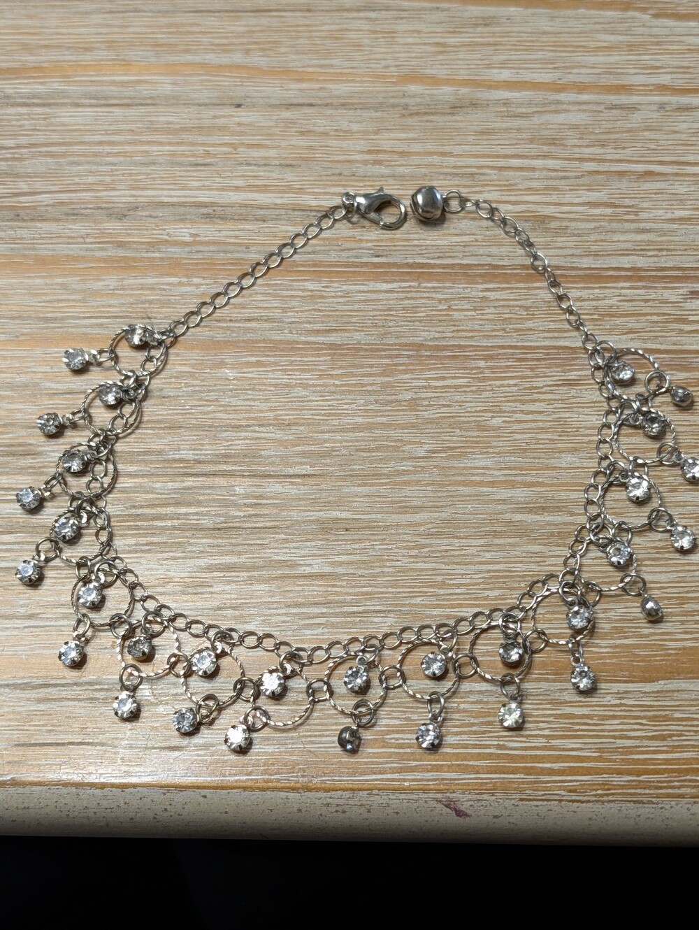 Adjustable Beautiful Silver Charm Ankle Bracelet